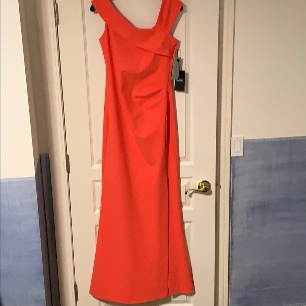Teri Jon coral dress